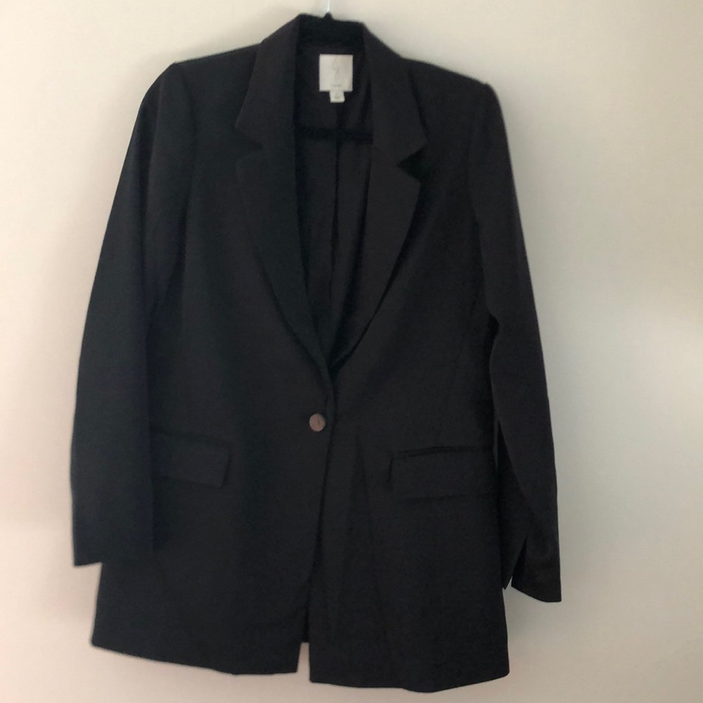 Joie satin-feel blazer